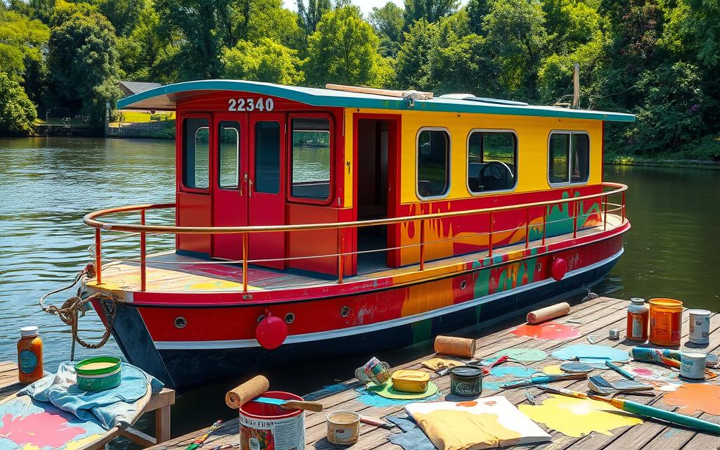 Painting and Refurbishing Your Houseboat's Exterior