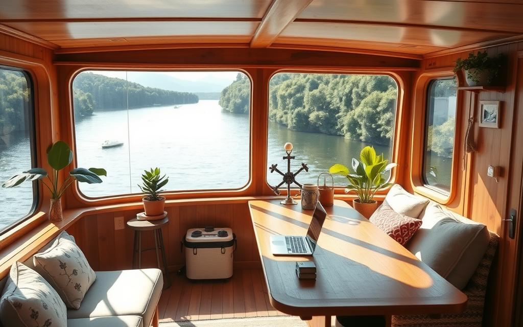 Live and Work on a Houseboat